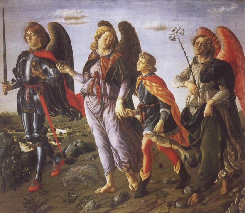 Francesco Botticini Tobias and the Three Archangels